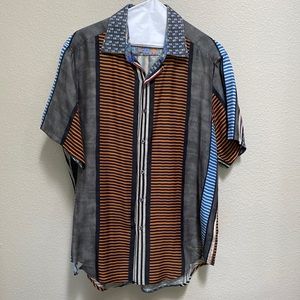 Short sleeve Robert Graham dress shirt M